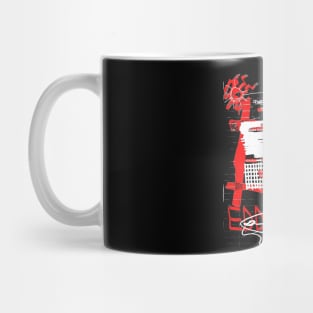 Surf In Peace White Mug